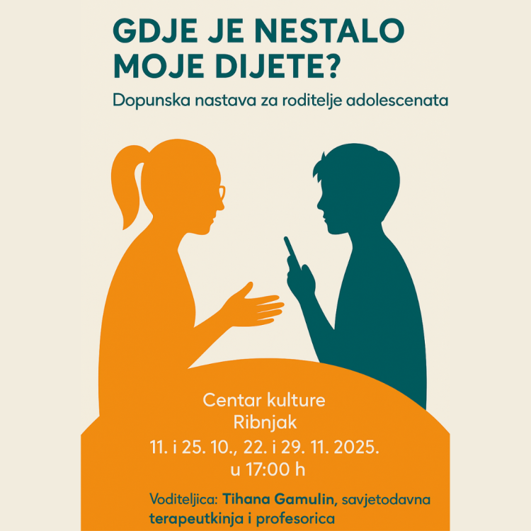 KAMO JE NESTALO MOJE DIJETE škola za roditelje adolescenata